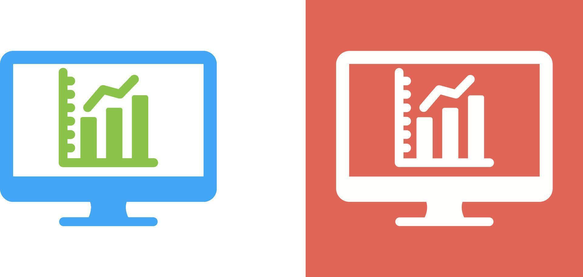 Chart Icon Design vector