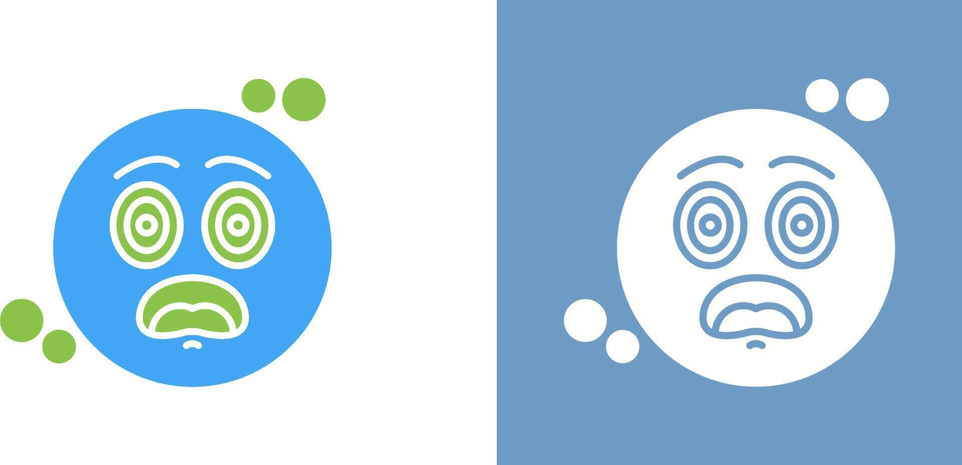 Dazed Icon Design vector