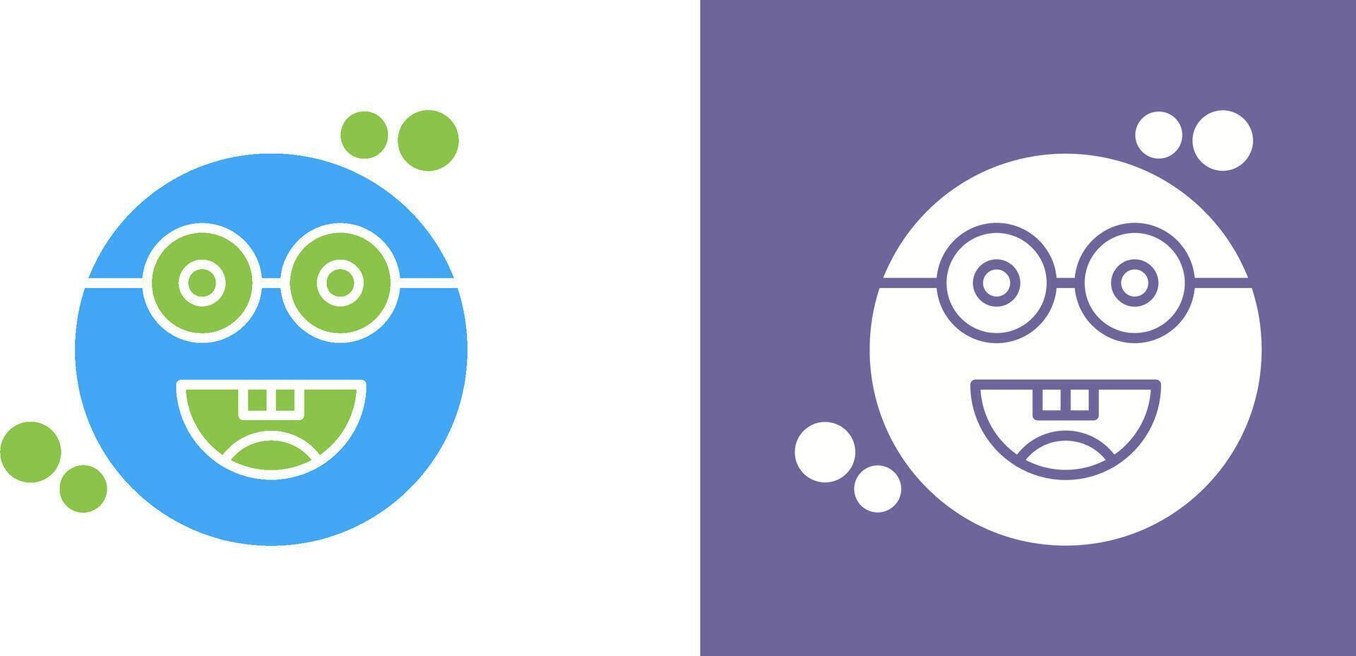 Galsses Icon Design vector