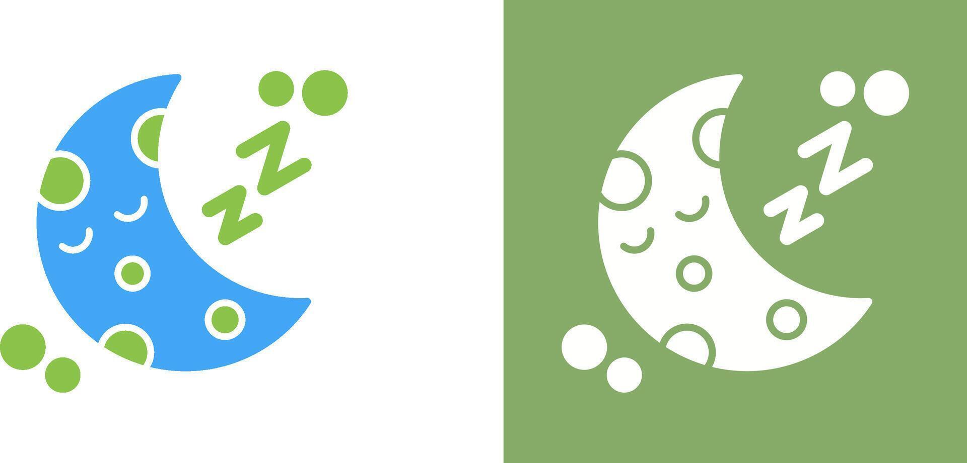 Sleeping Icon Design vector