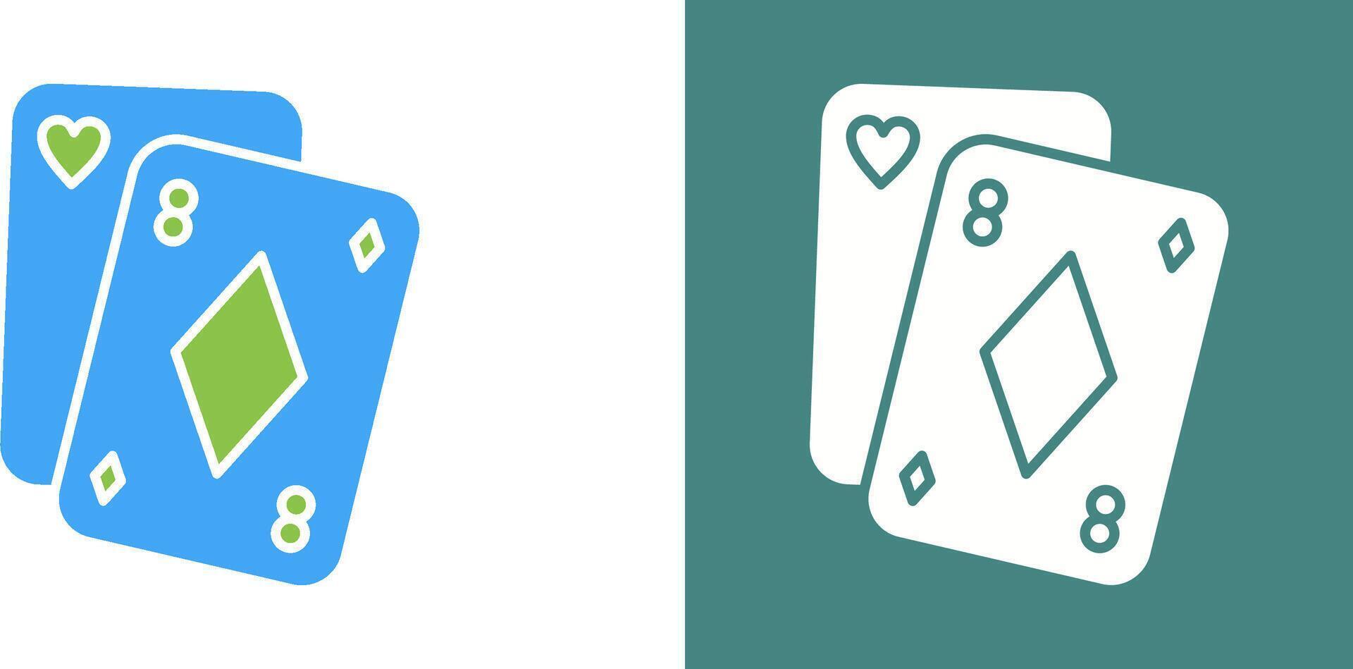 Poker Icon Design vector