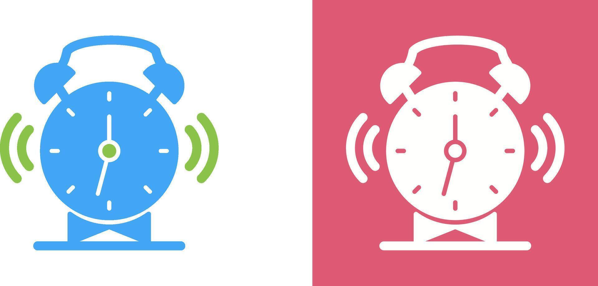 Alarm Clock Icon Design vector