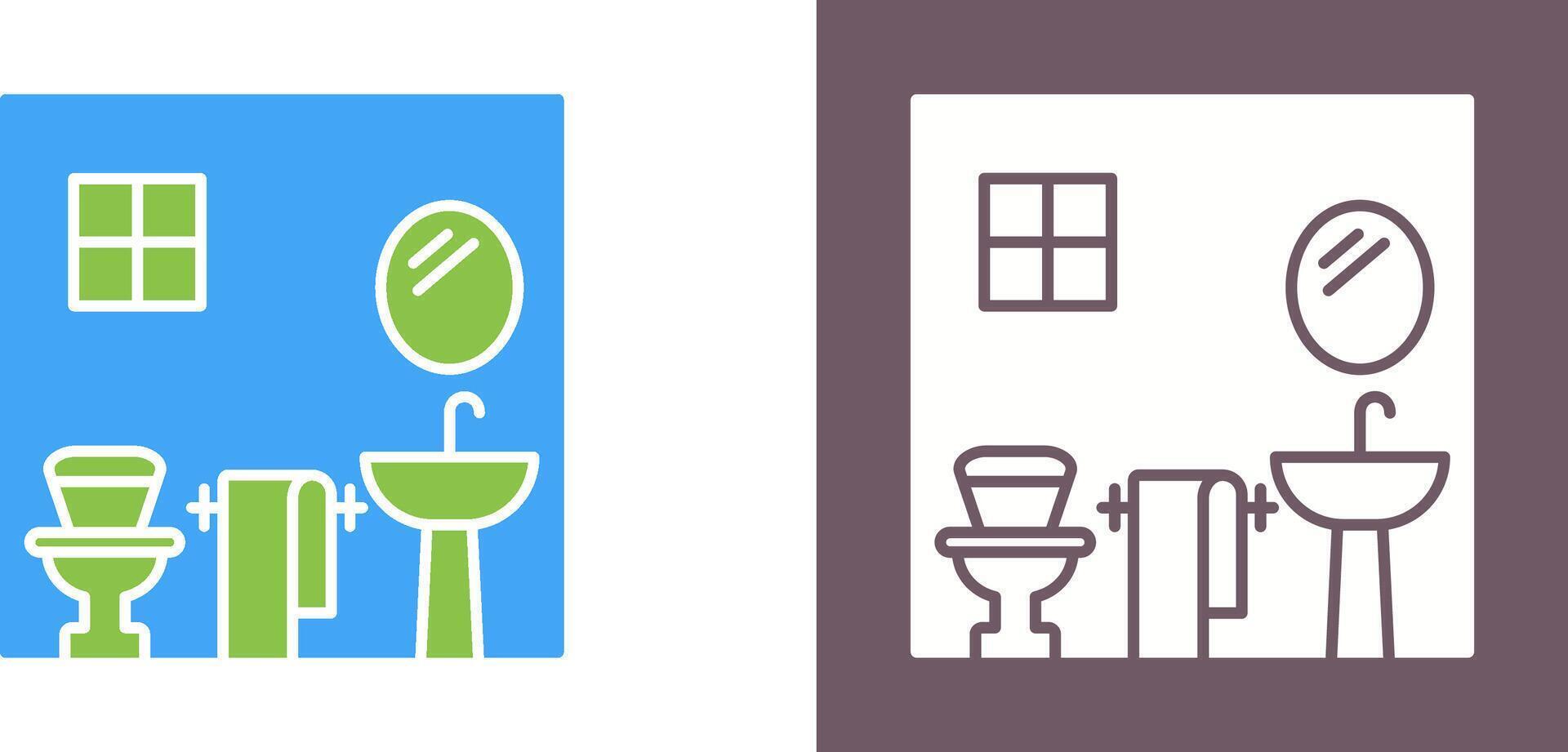 Bathroom Icon Design vector