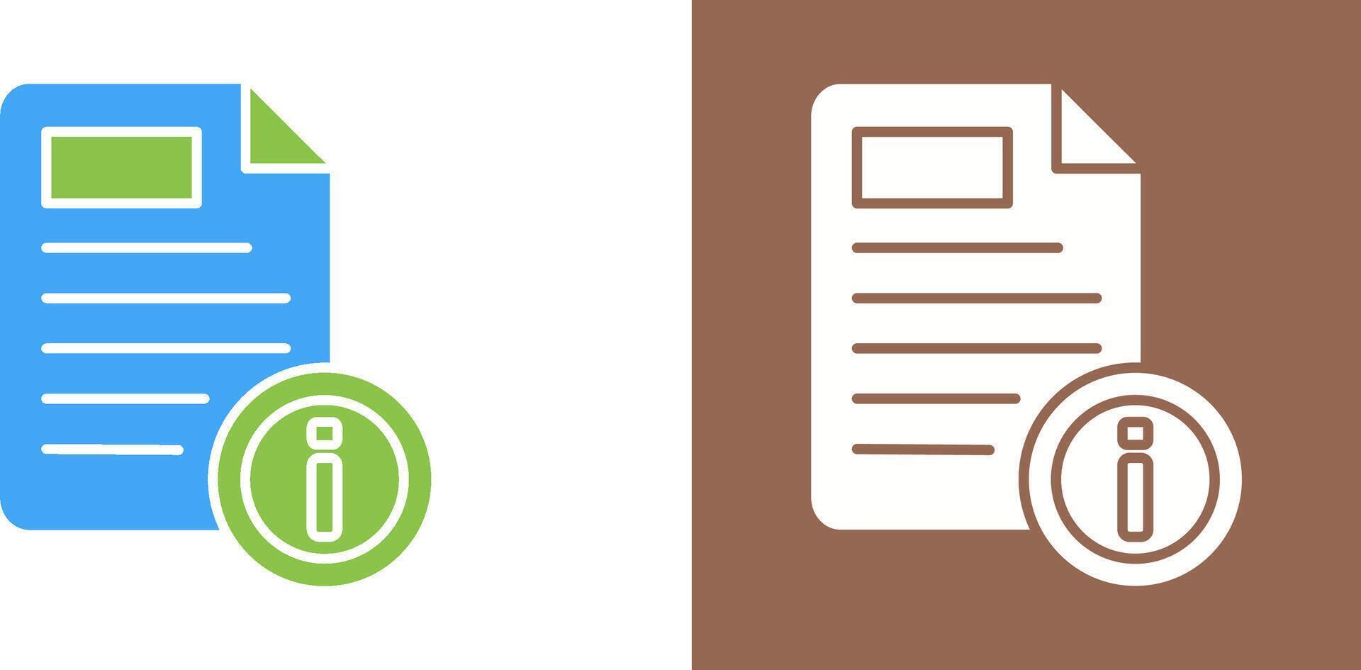 Document Icon Design vector