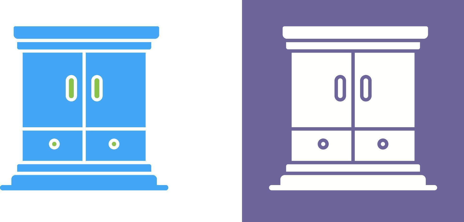 Wardrobe Icon Design vector