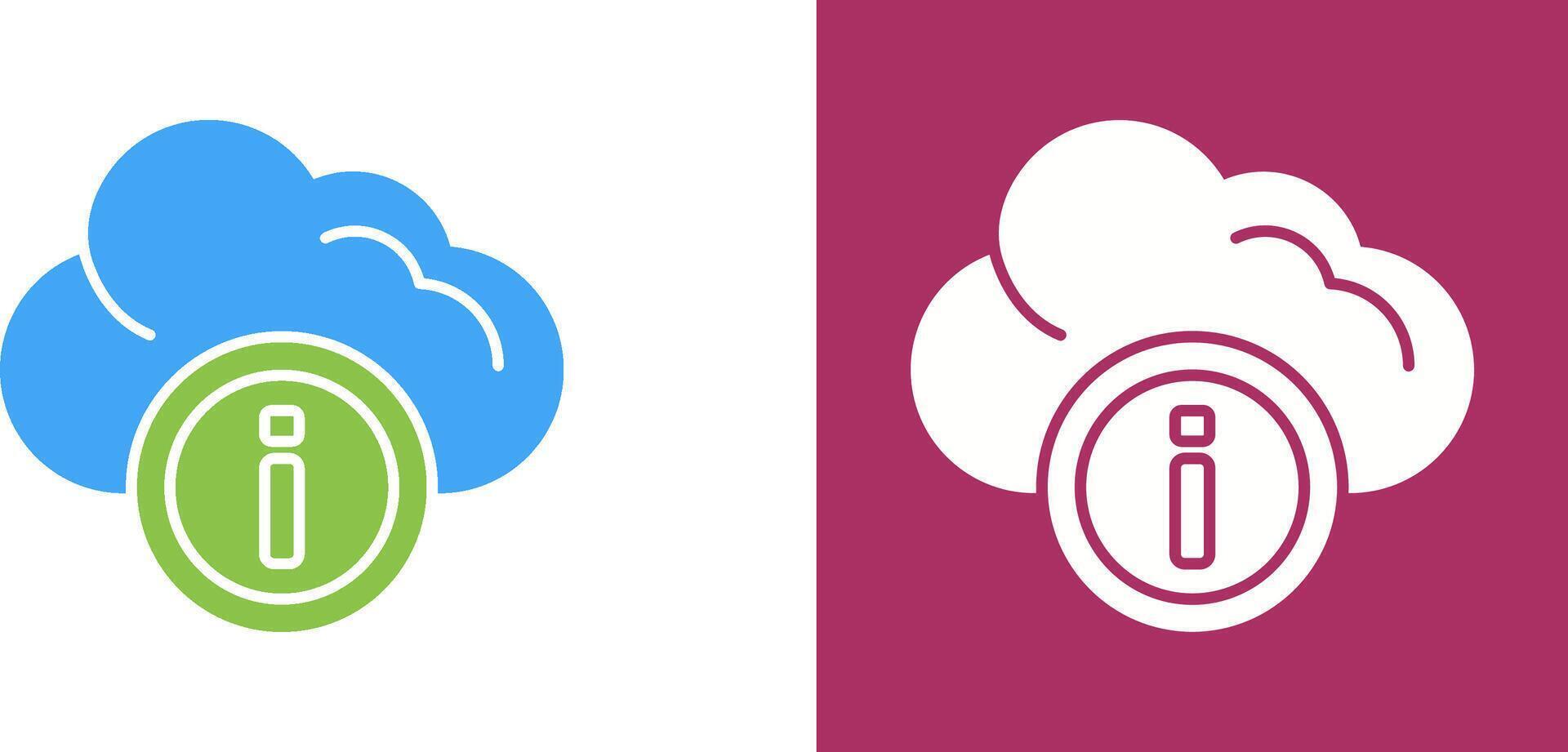 Cloud Computing Icon Design vector