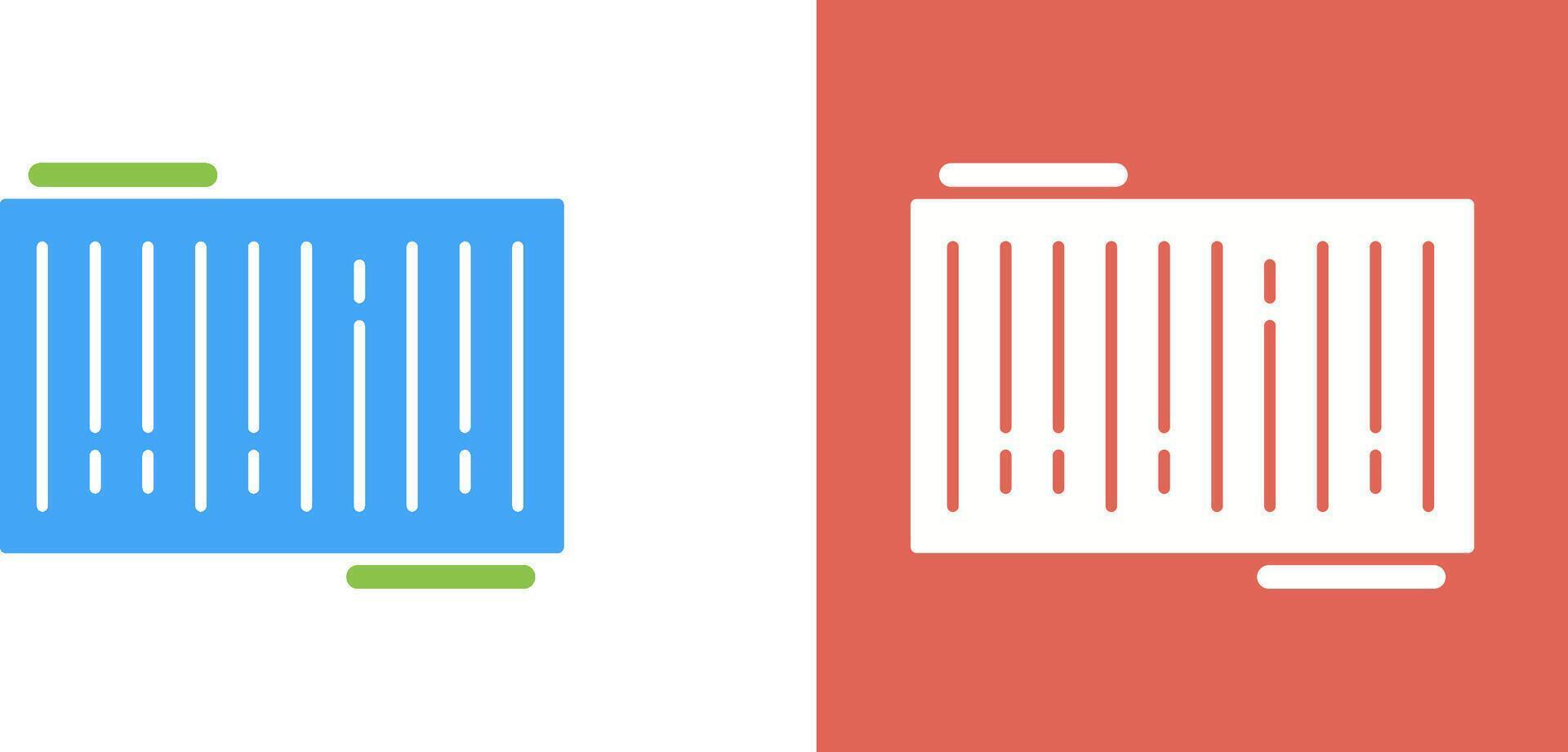 Barcode Icon Design vector