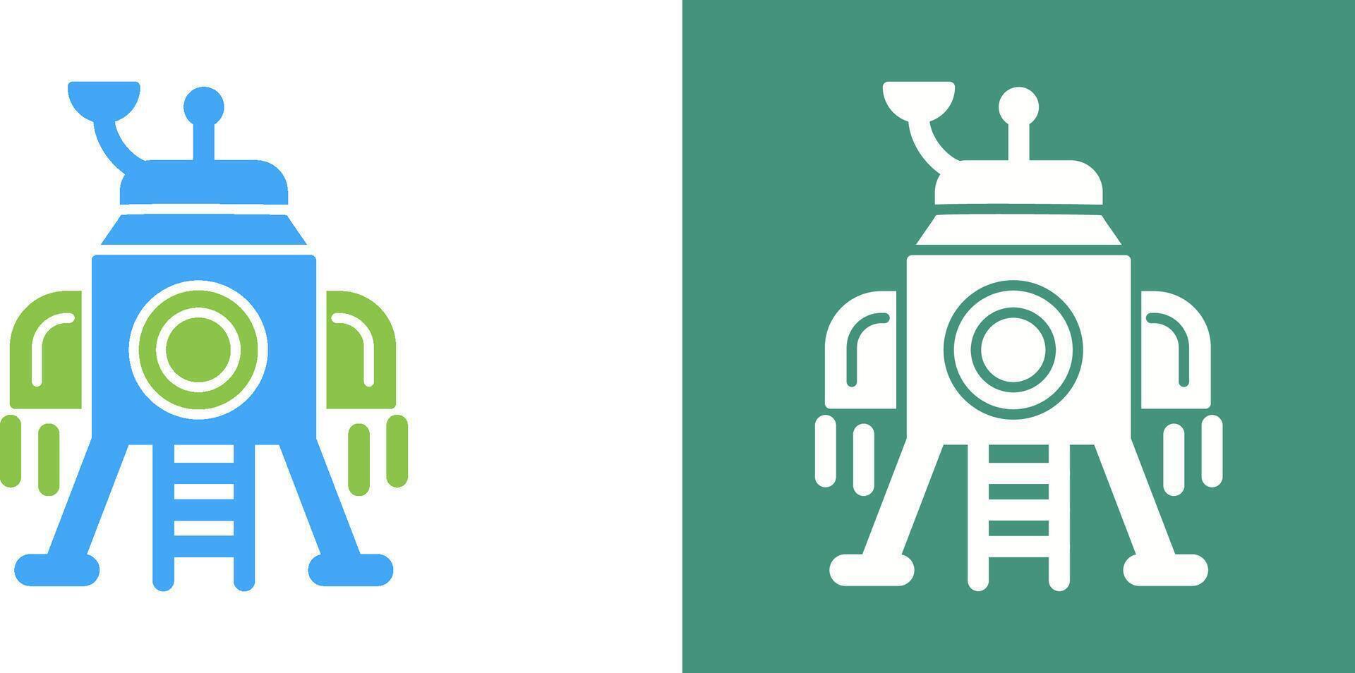 Lander Icon Design vector