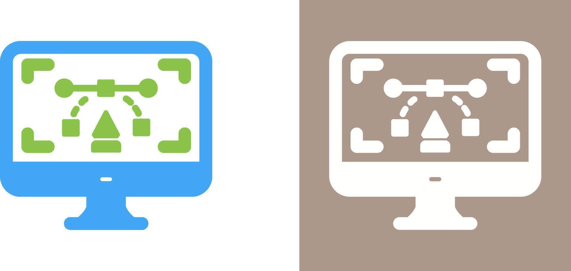Desktop Icon Design vector