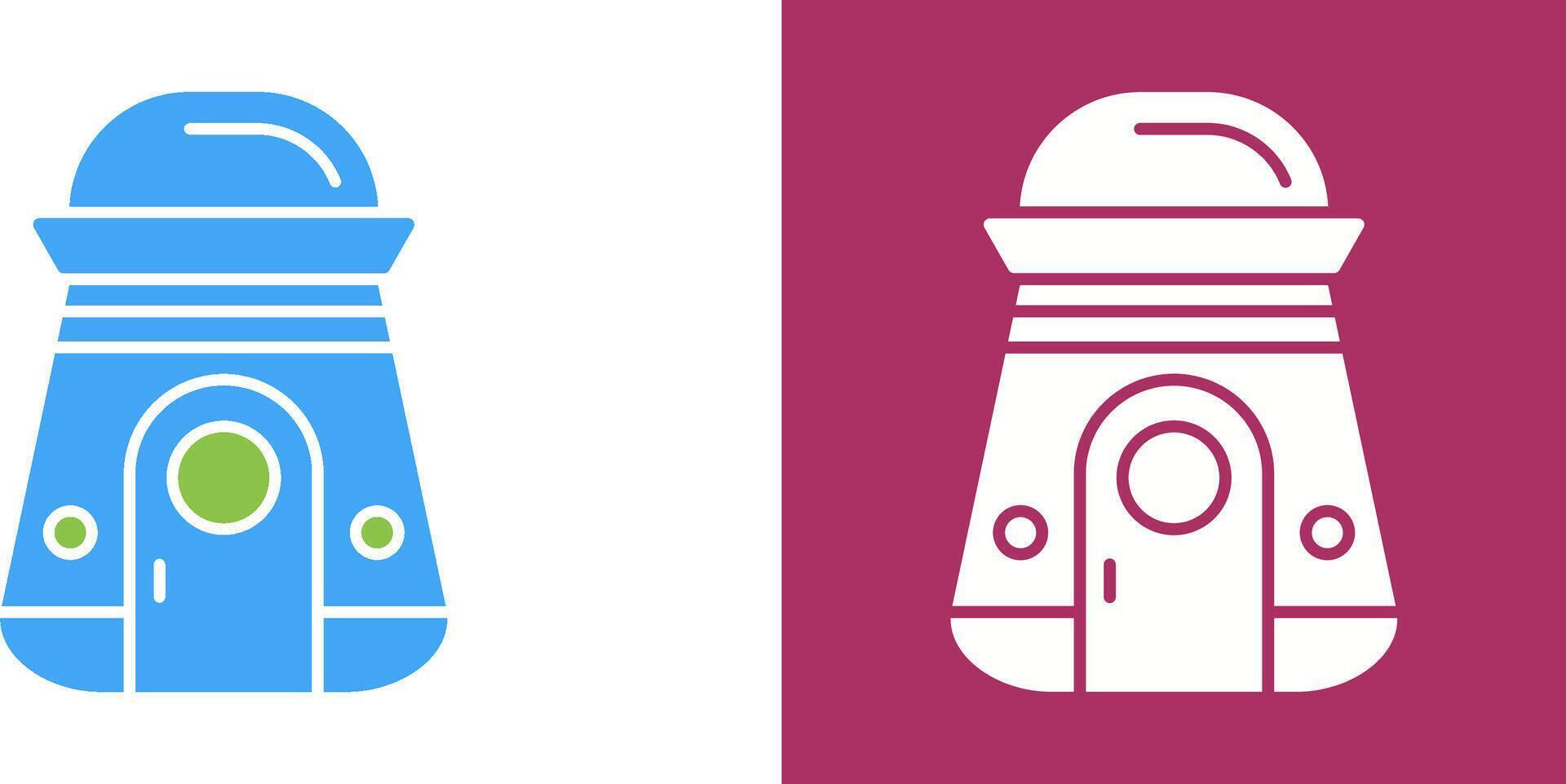 Space Capsule Icon Design vector