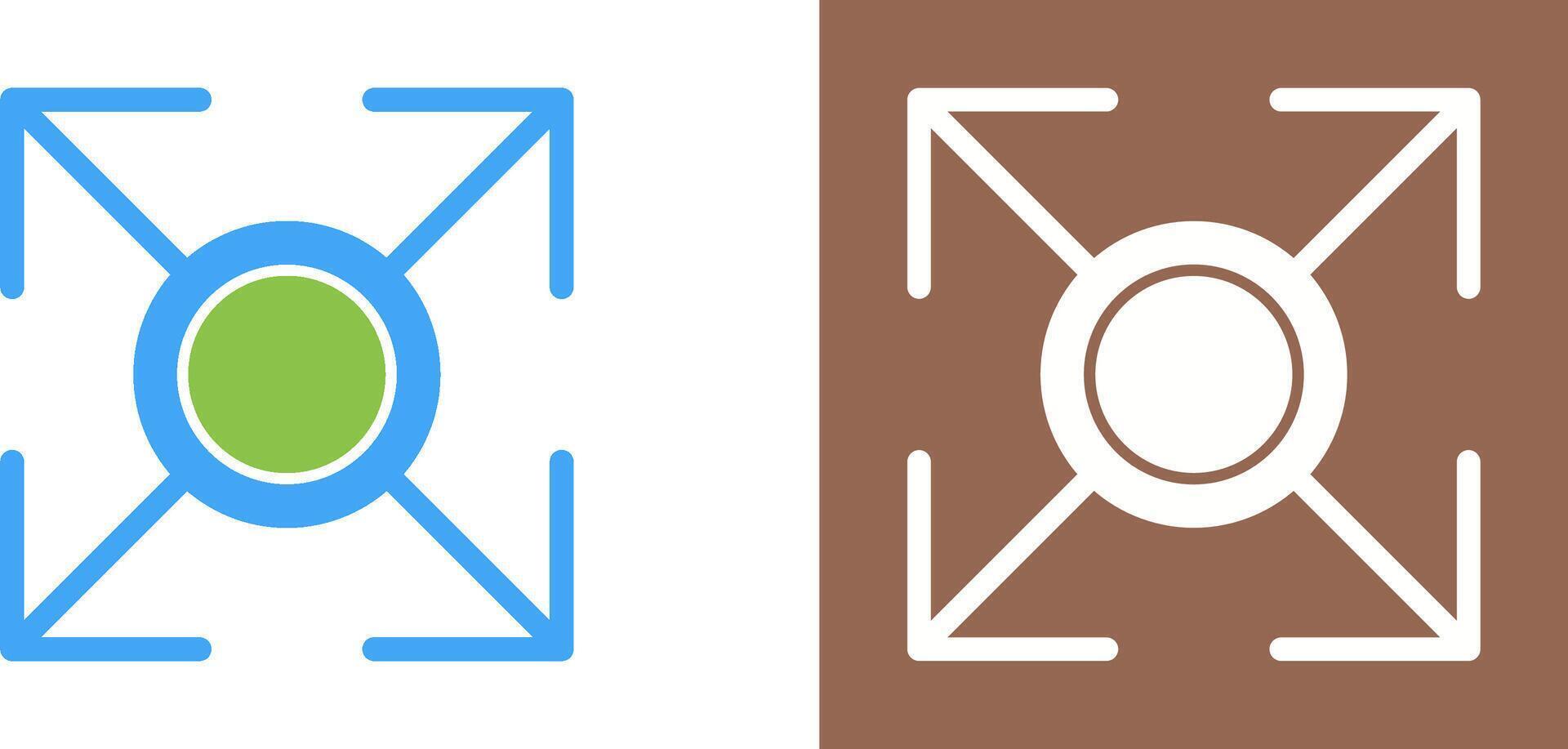 Expand Icon Design vector