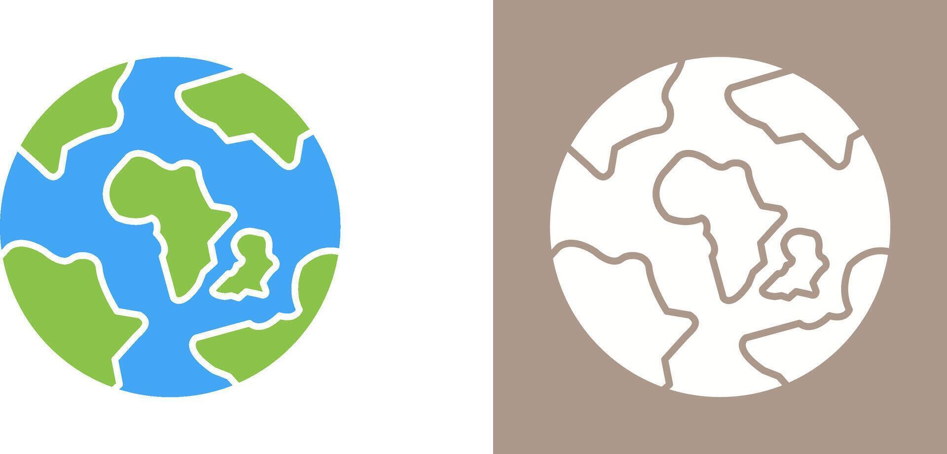 Earth Icon Design vector