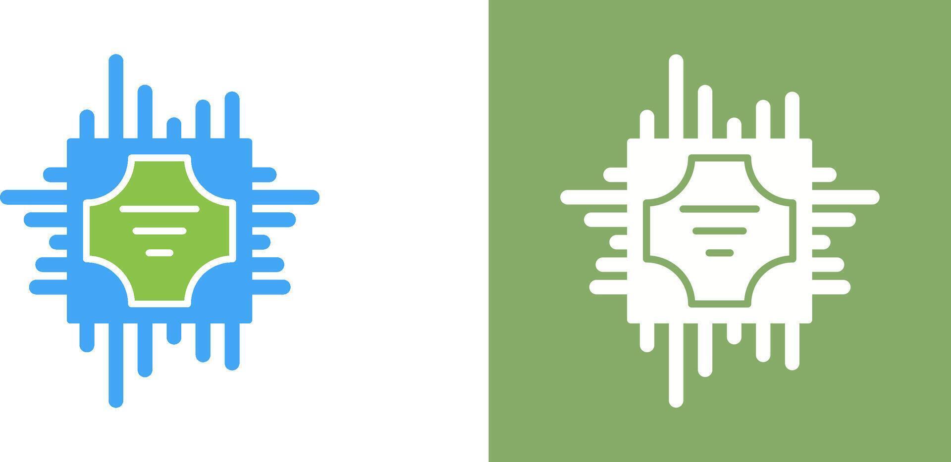 Cpu Icon Design vector