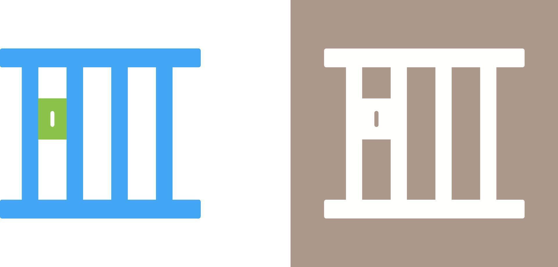 Jail Icon Design vector