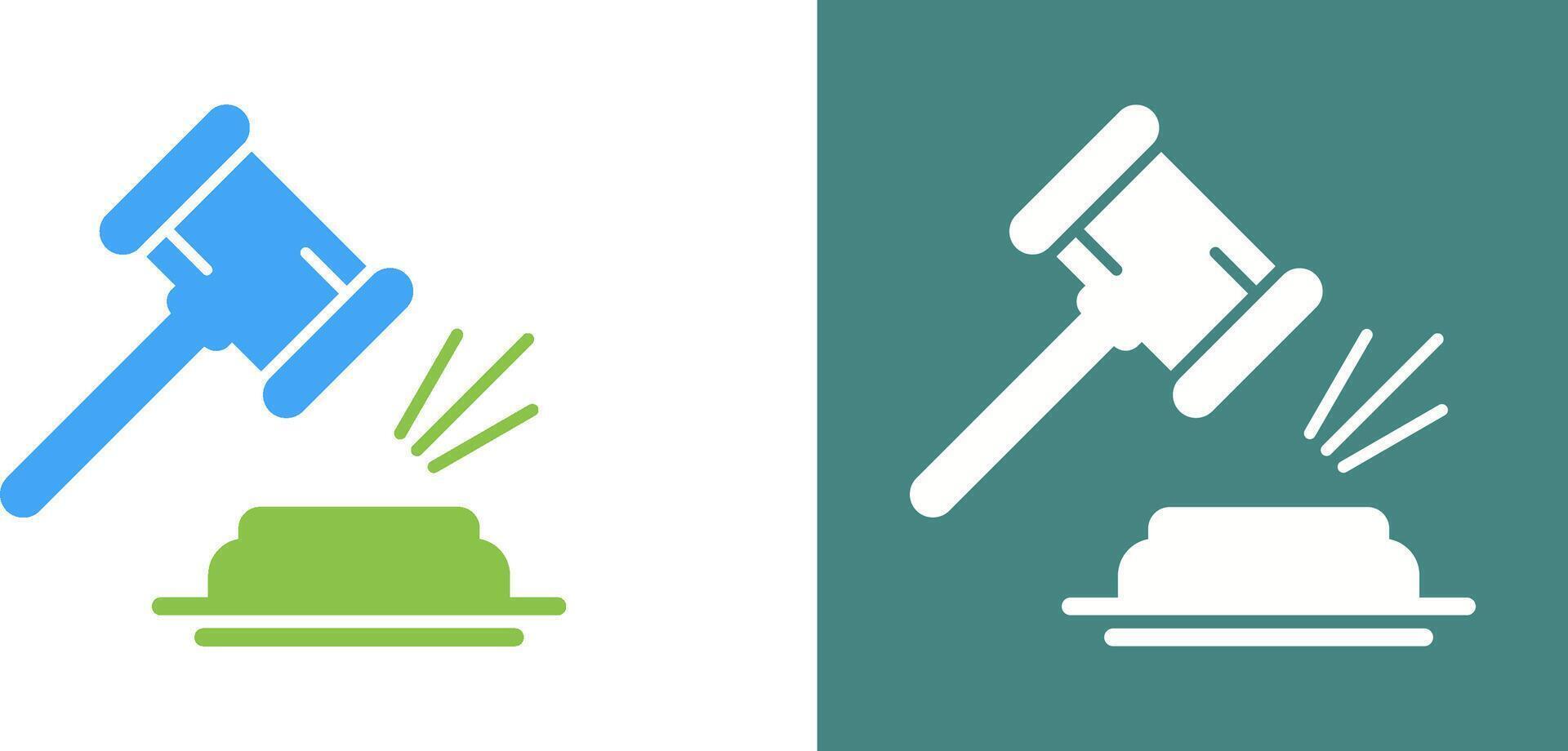 Gavel Icon Design vector