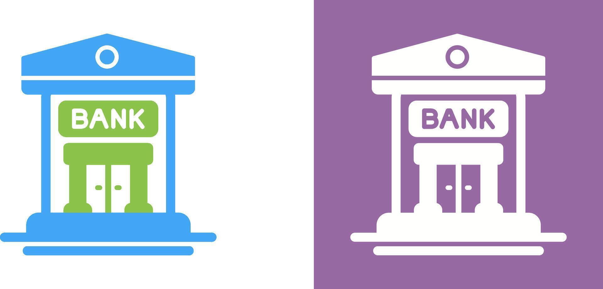 Bank Icon Design vector