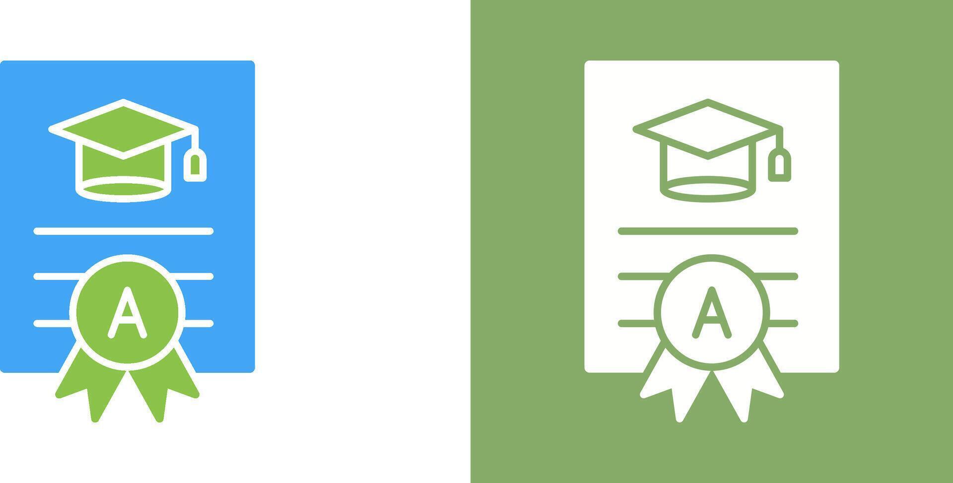 Report Card Icon Design vector