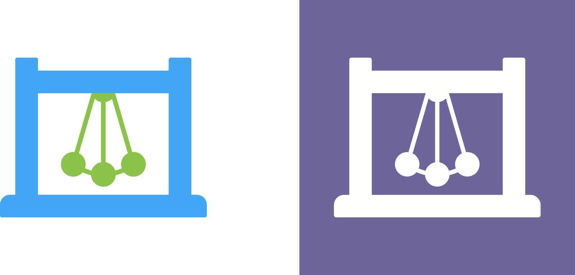 Pendulum Icon Design vector
