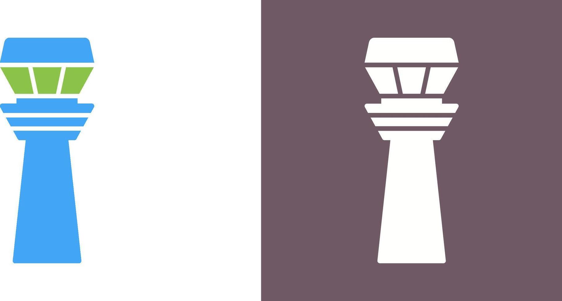 Control Tower Icon Design vector