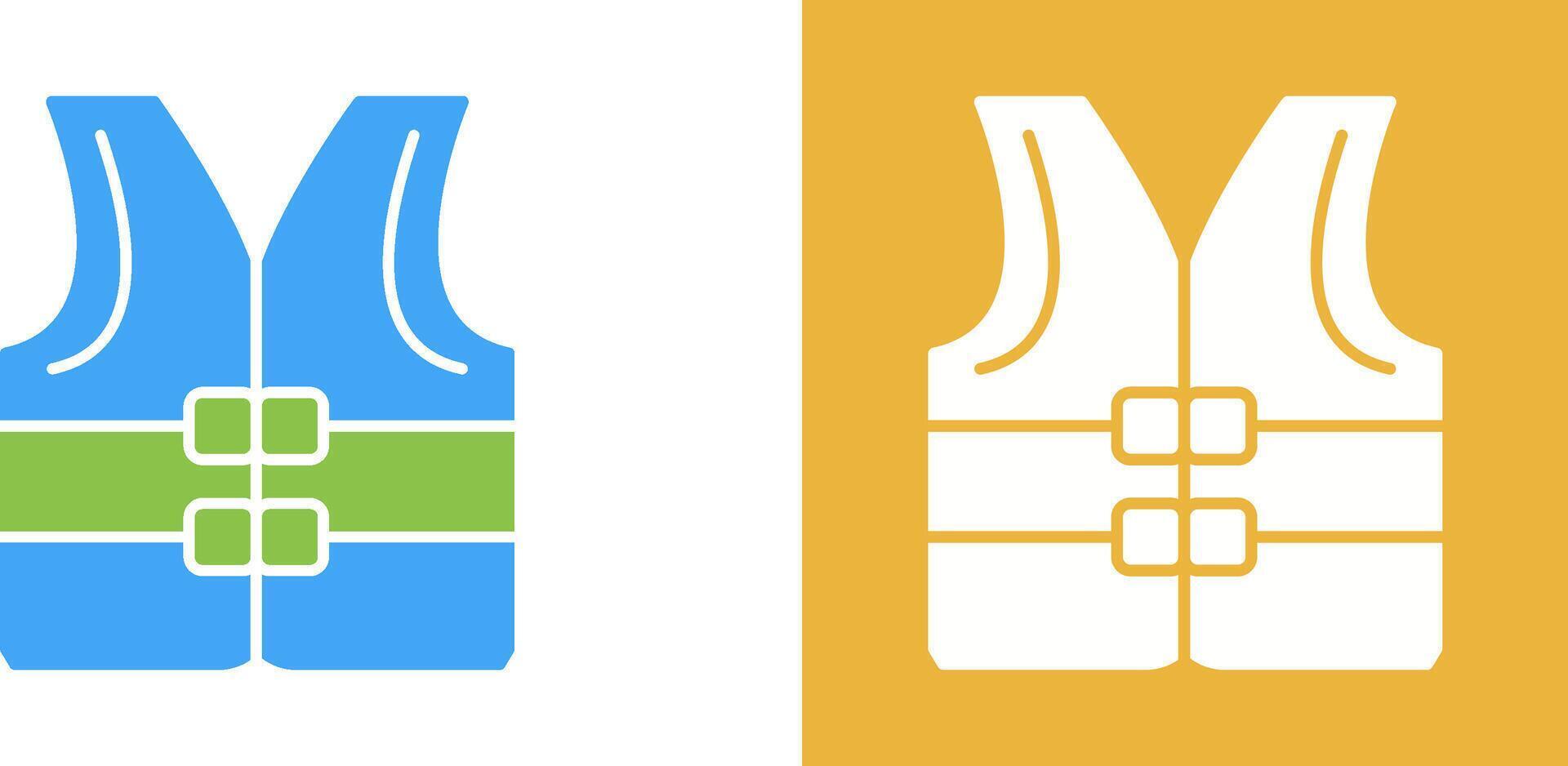 Life jacket Icon Design vector
