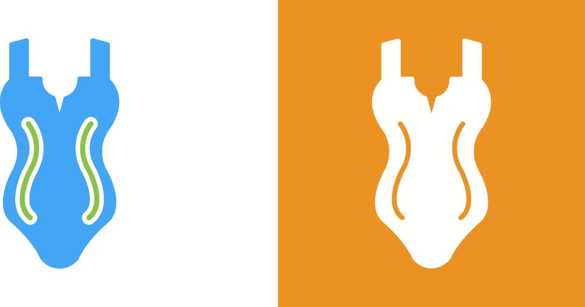 Swim Suit Icon Design vector