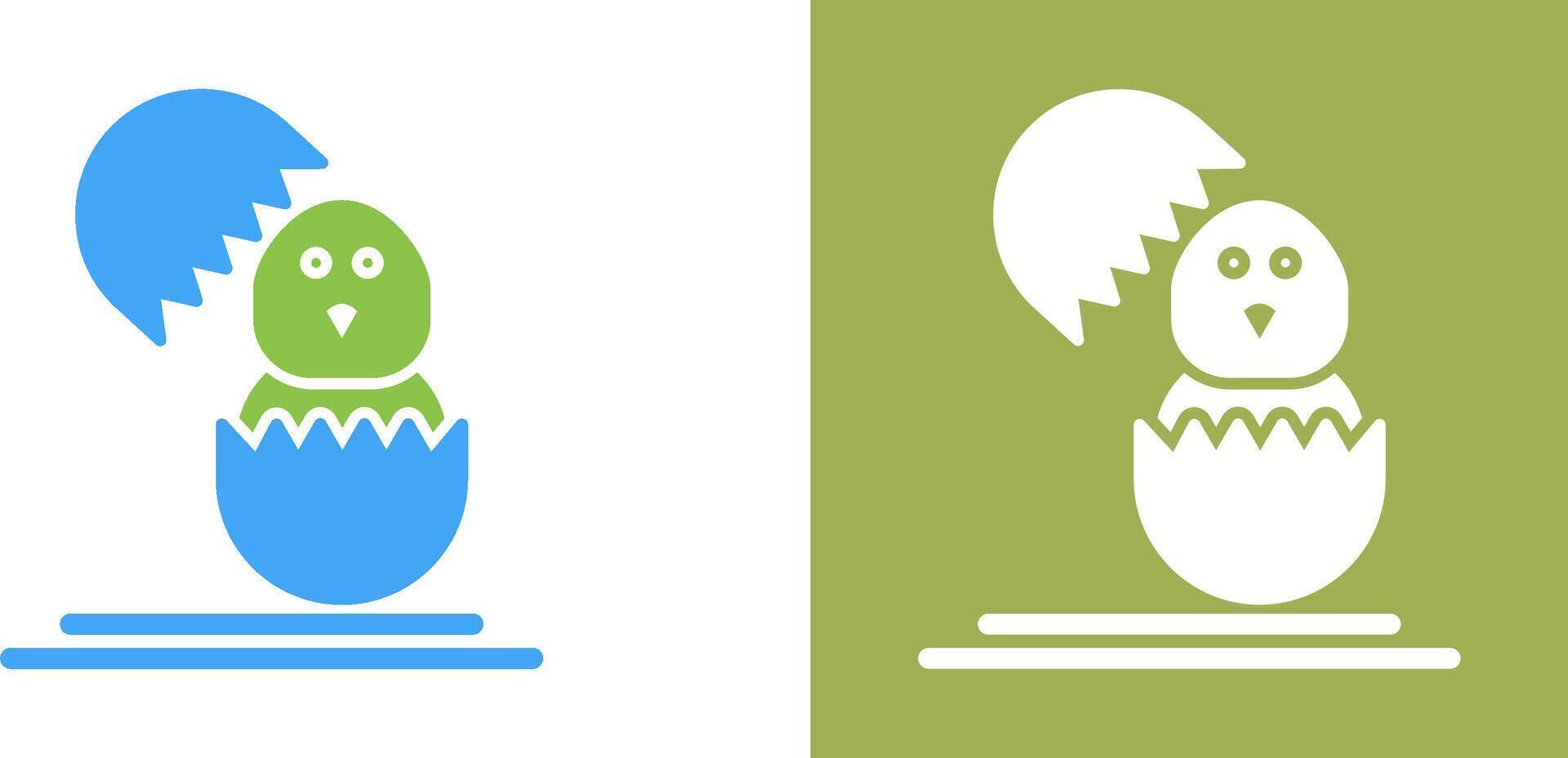 Chick Icon Design vector