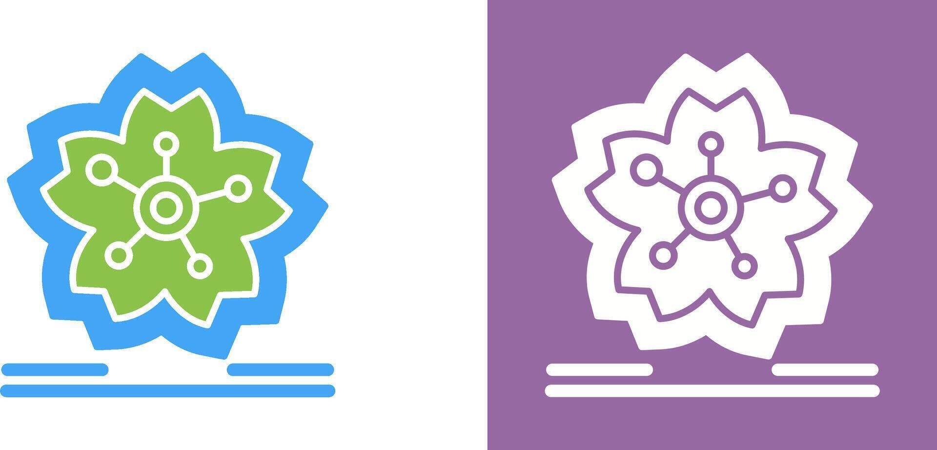 Cereza florecer icono diseño vector