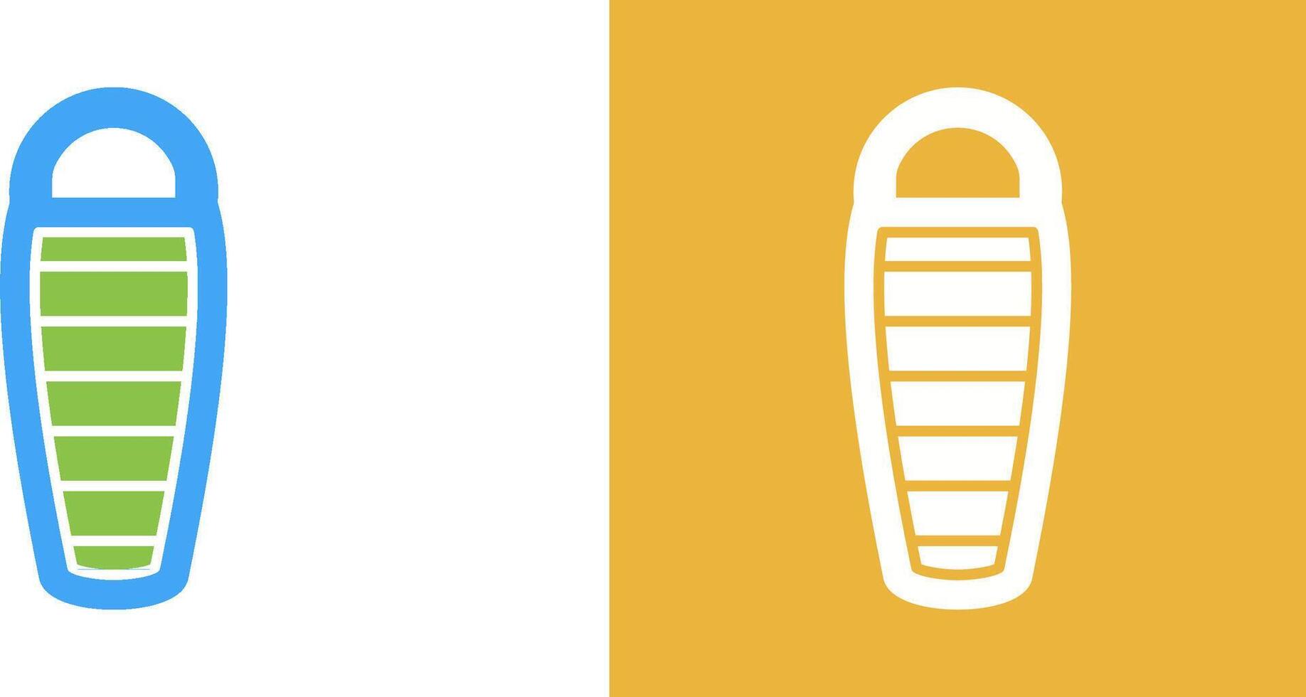 Sleeping Bag Icon Design vector