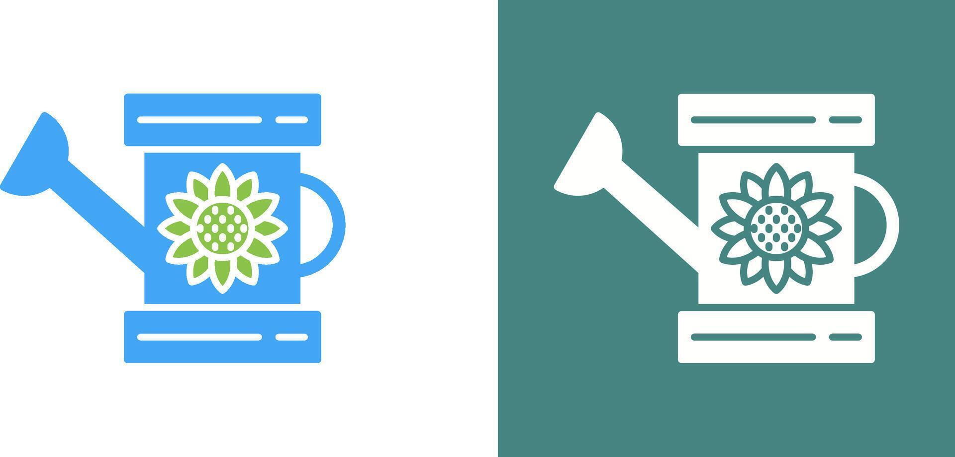 Watering Can Icon Design vector