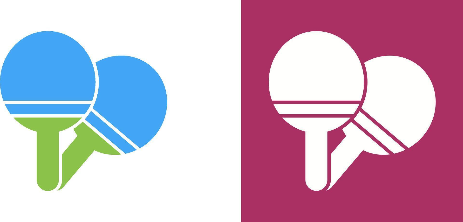 Ping Pong Icon Design vector