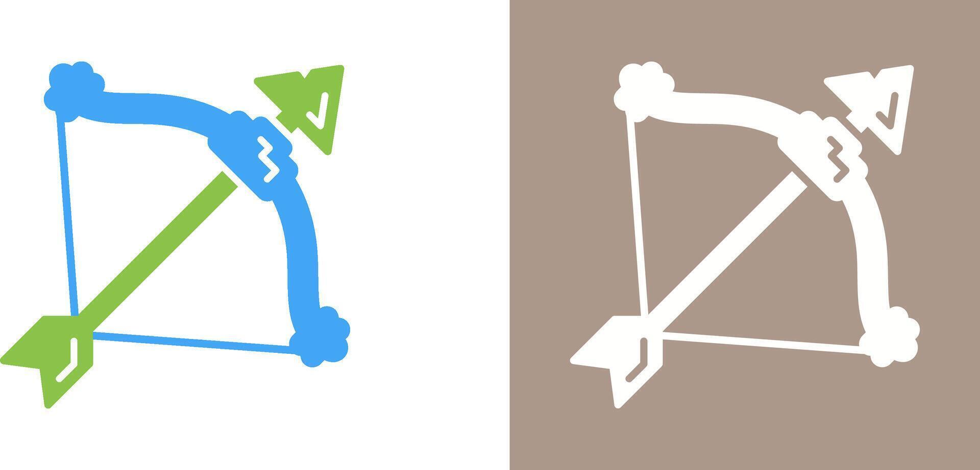 Crossbow Icon Design vector