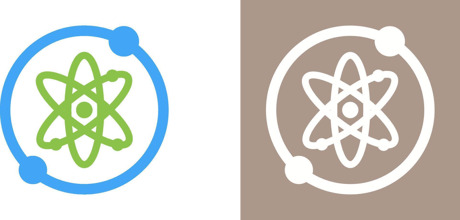 Proton Icon Design vector