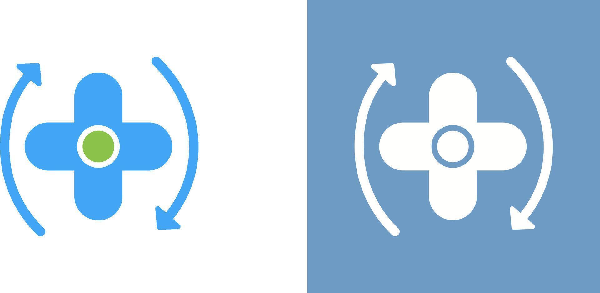 Rotate Icon Design vector