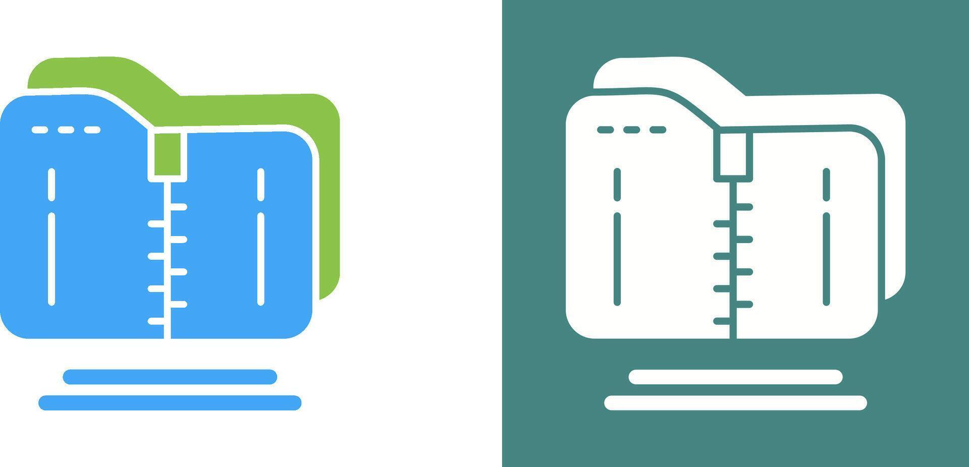 Compressed Icon Design vector