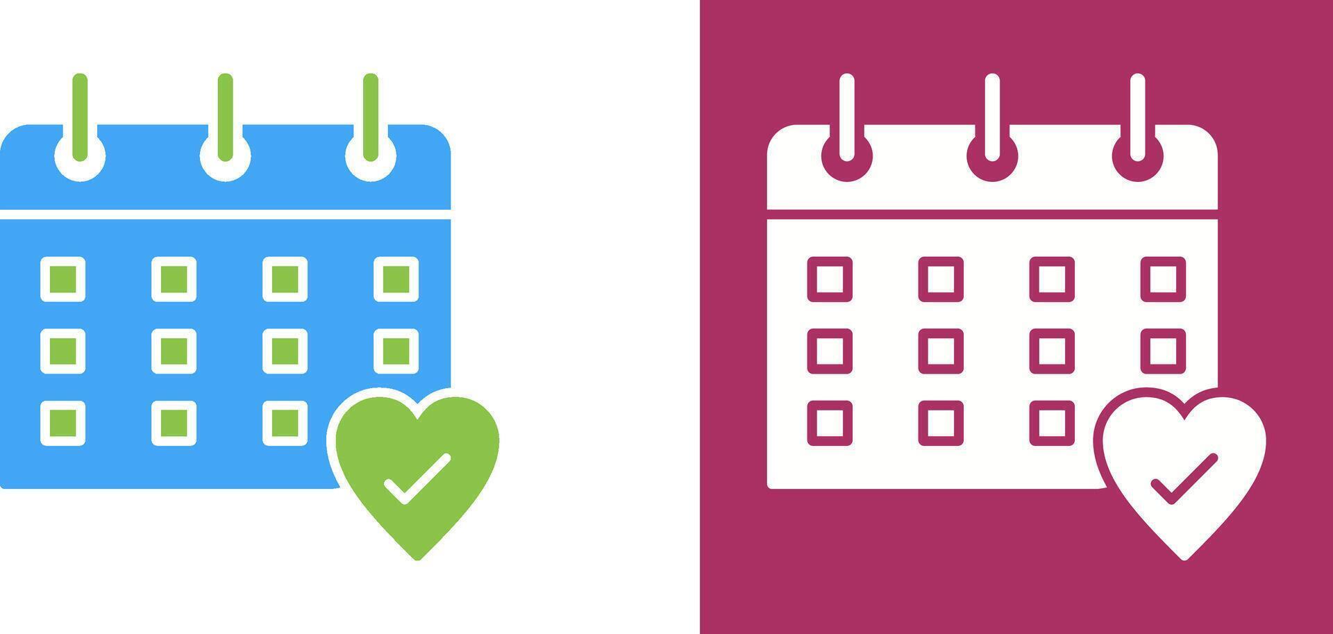 Calendar Icon Design vector