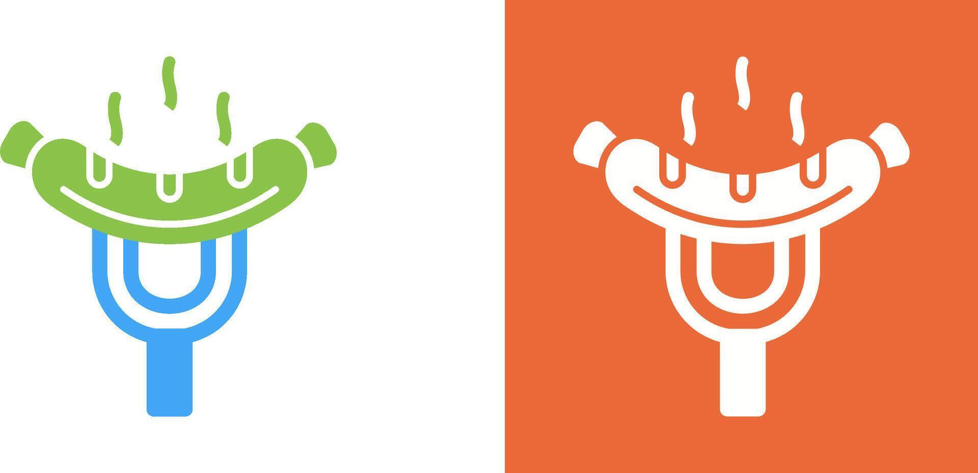 Sausage Icon Design vector