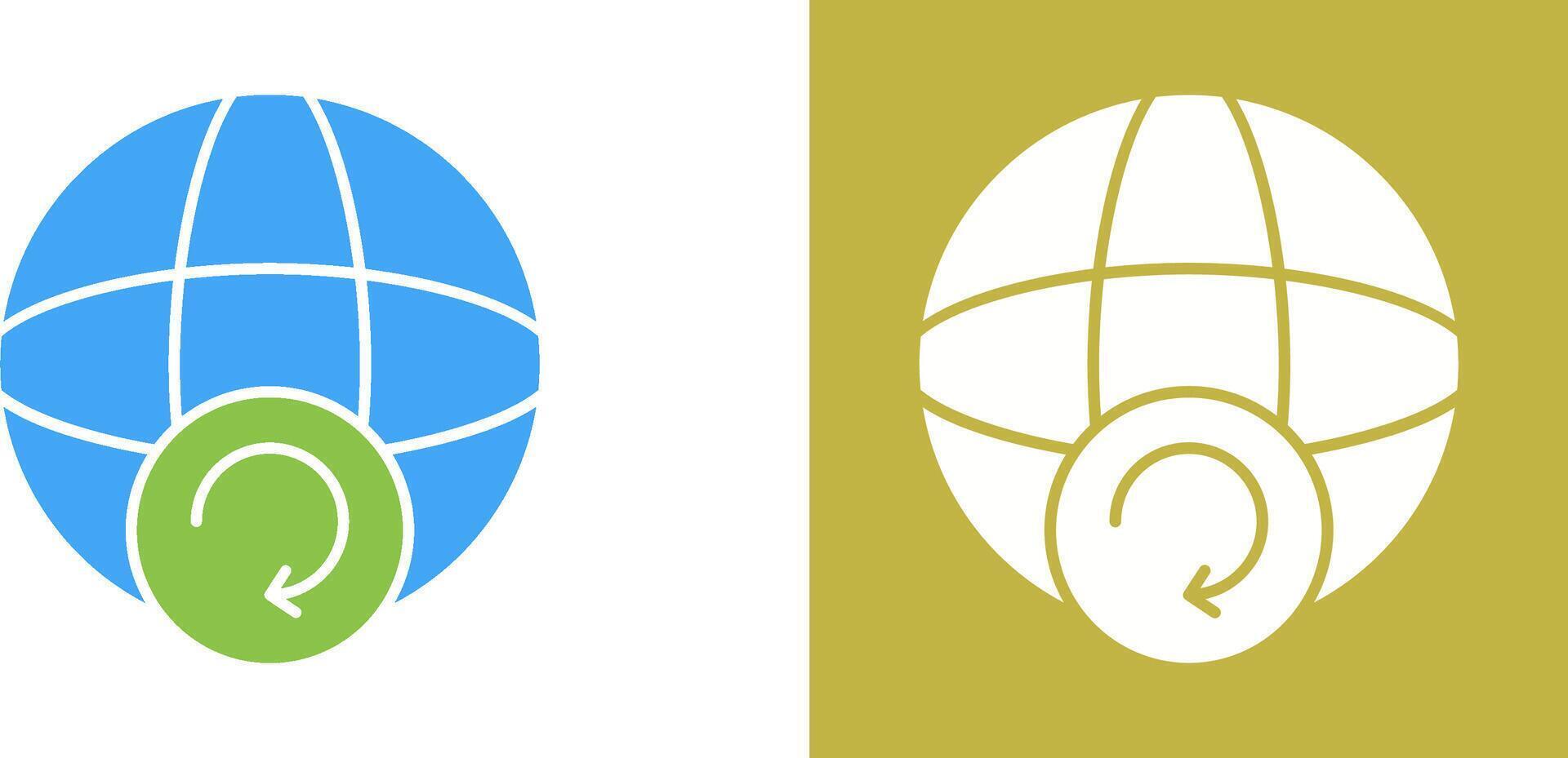 Earth Icon Design vector