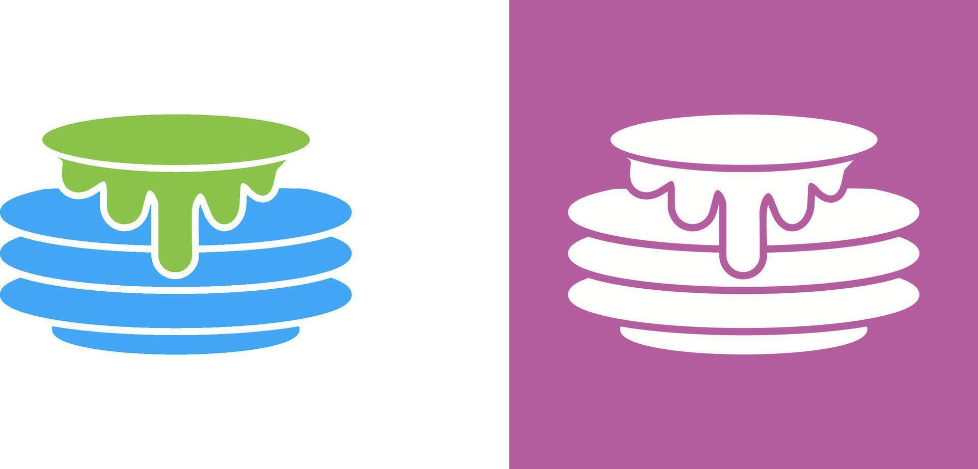 Pancake Icon Design vector