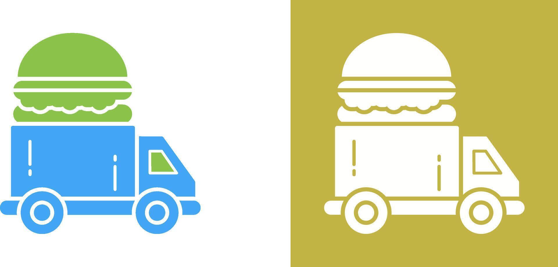 Fast Food Truck Icon Design vector