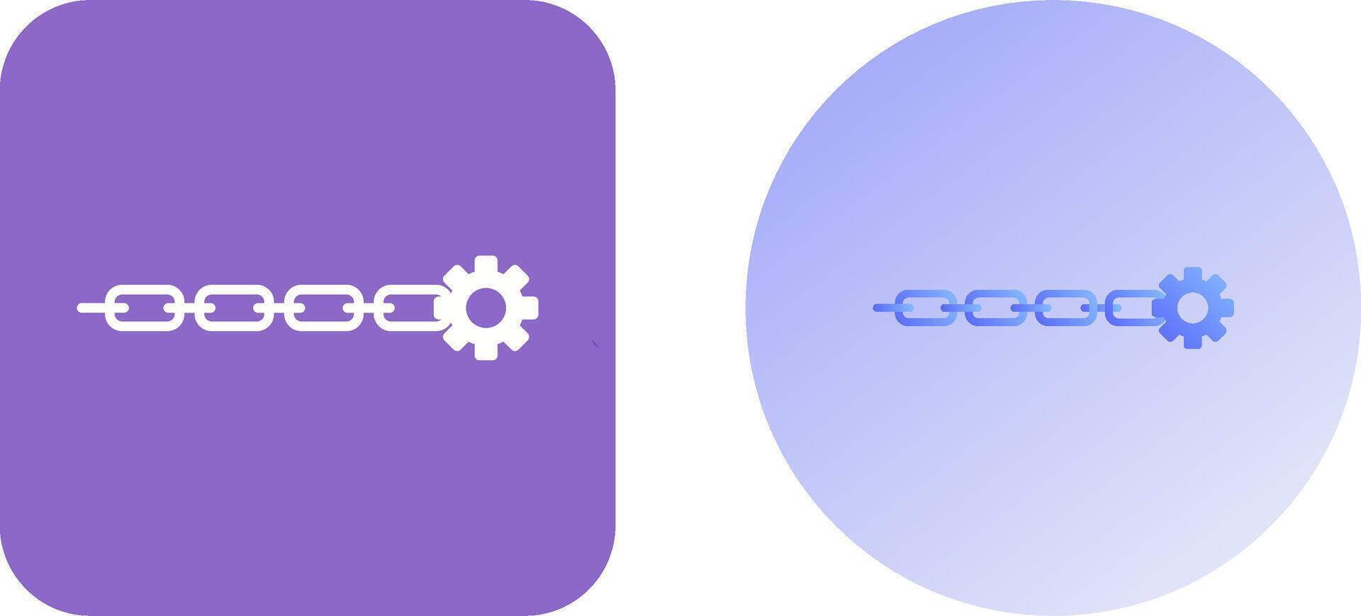 Unique Link Sales Icon Design vector