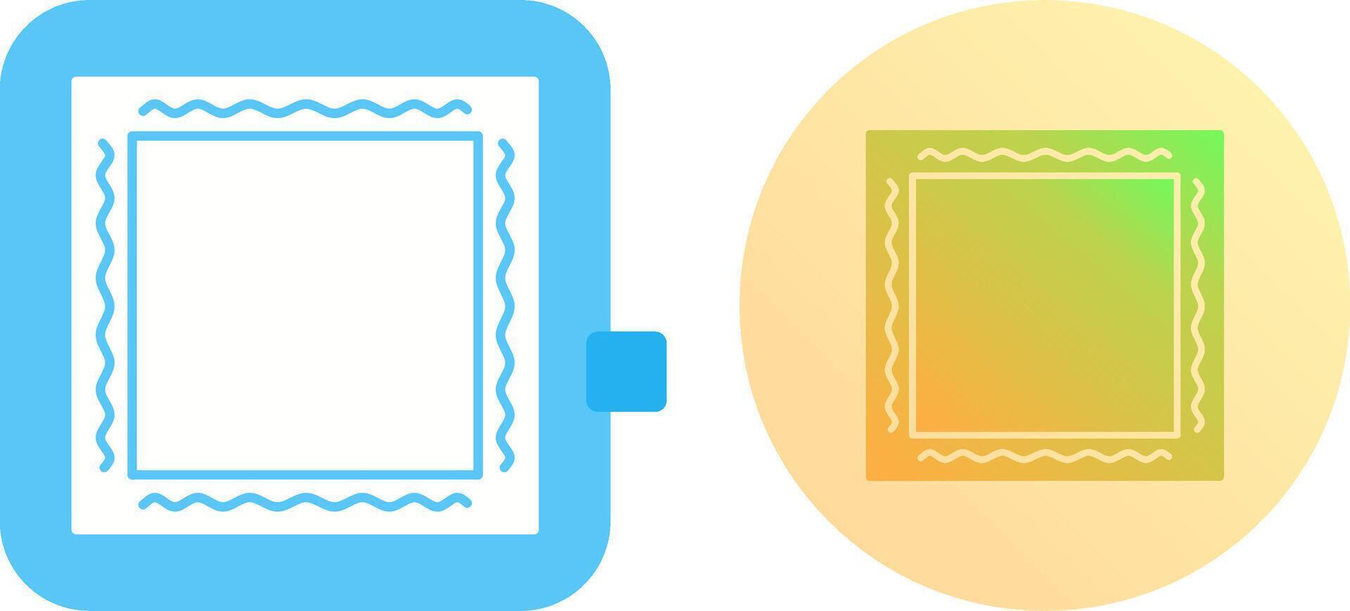 Unique Frame Icon Design vector