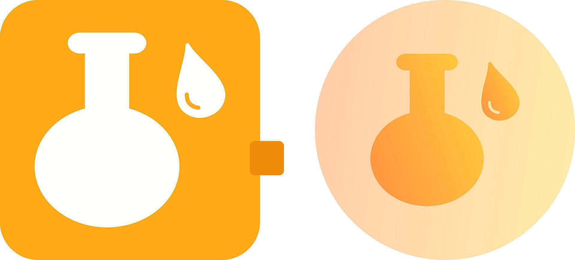 Acidic Liquid Icon Design vector