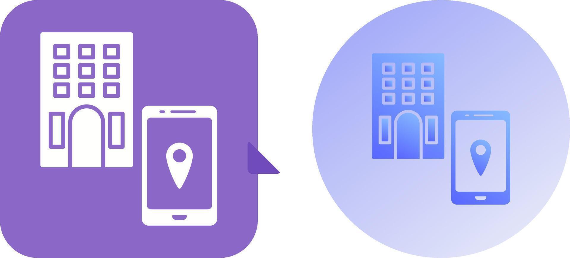 Find Hotel Icon Design vector