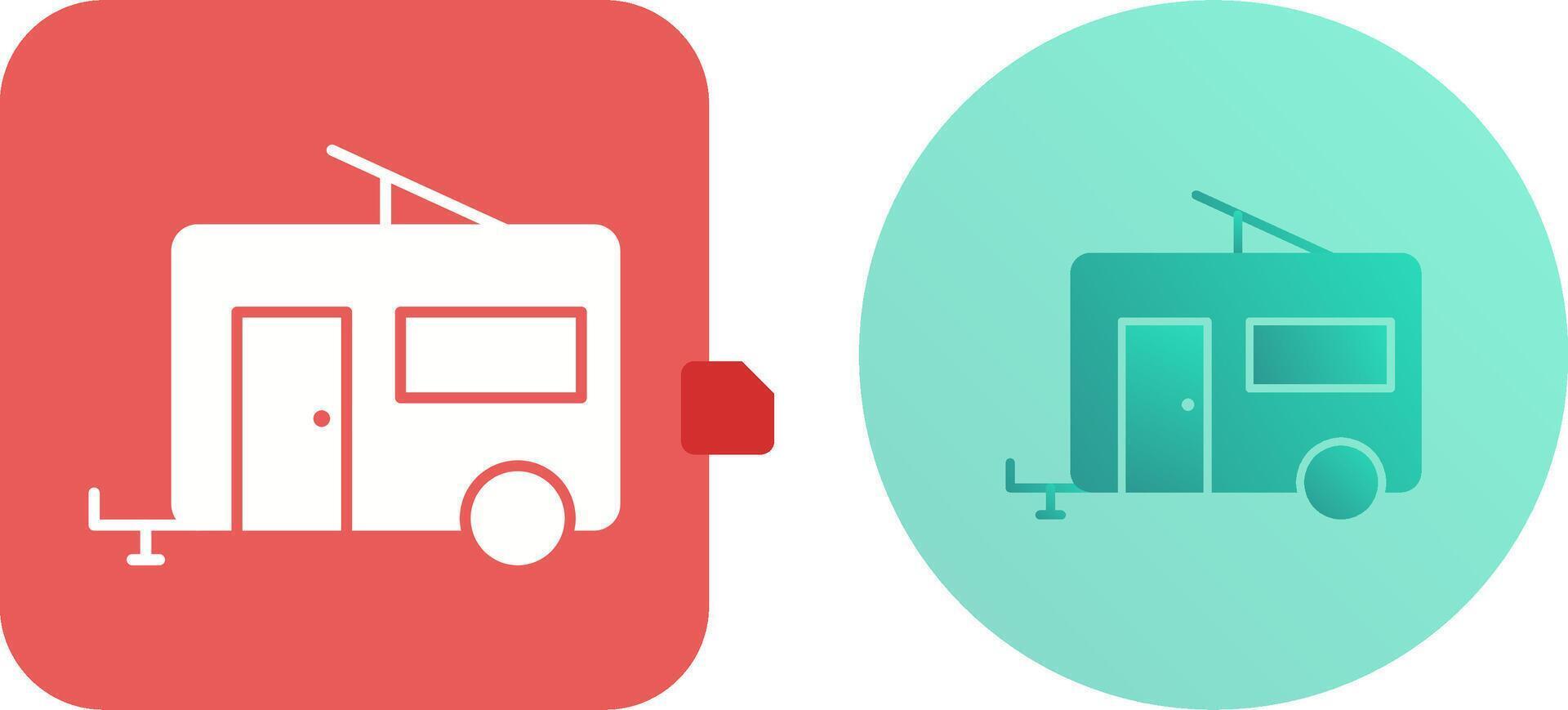 Trailer Icon Design vector