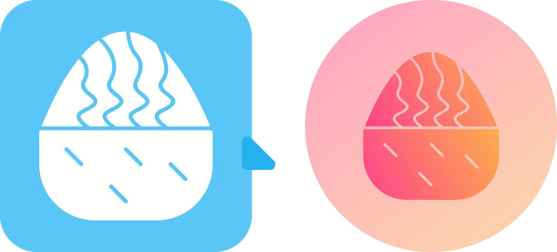 Cream Muffin Icon Design vector