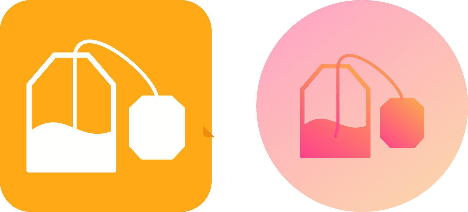 Tea Bag Icon Design vector