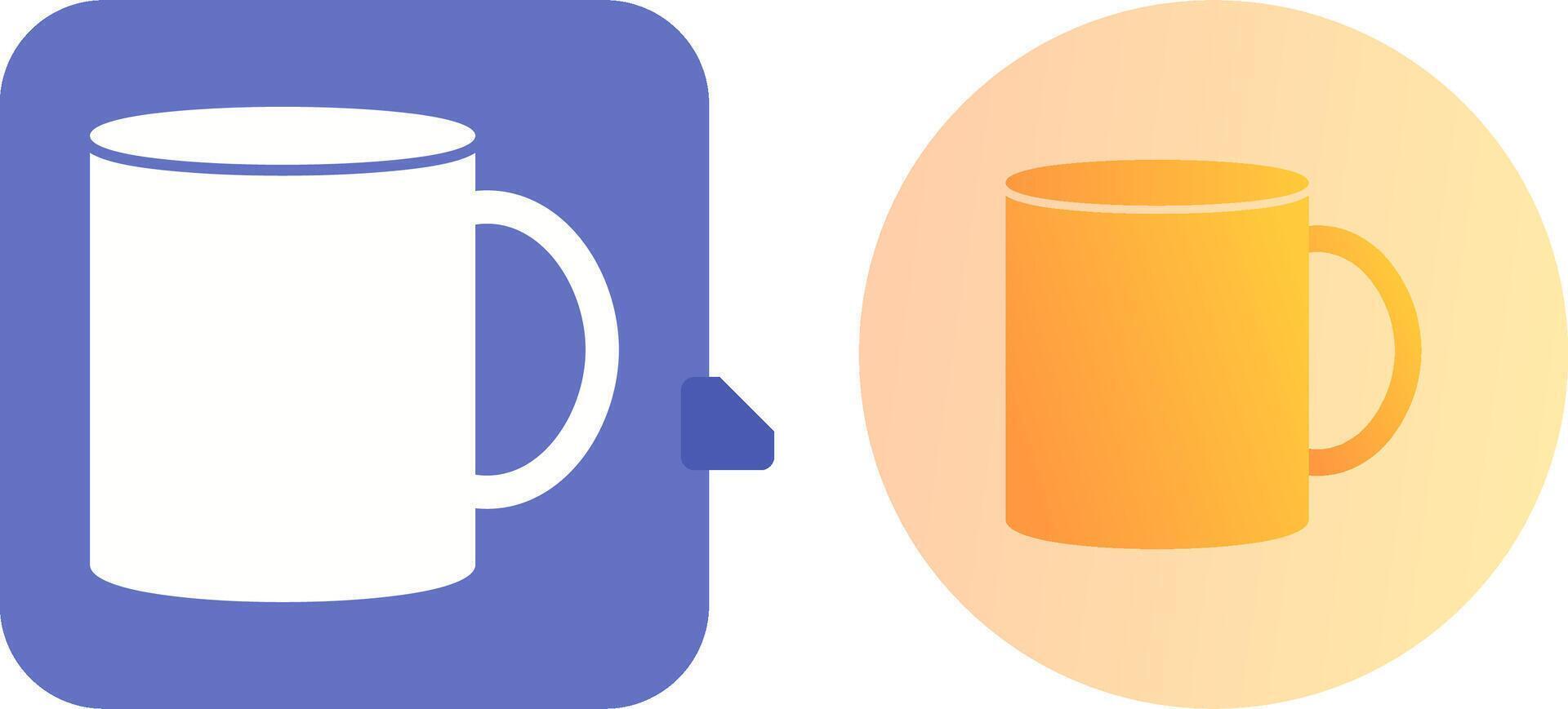 Coffee Mug Icon Design vector