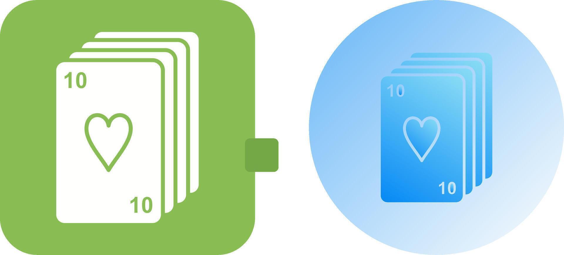 Deck of Cards Icon Design vector