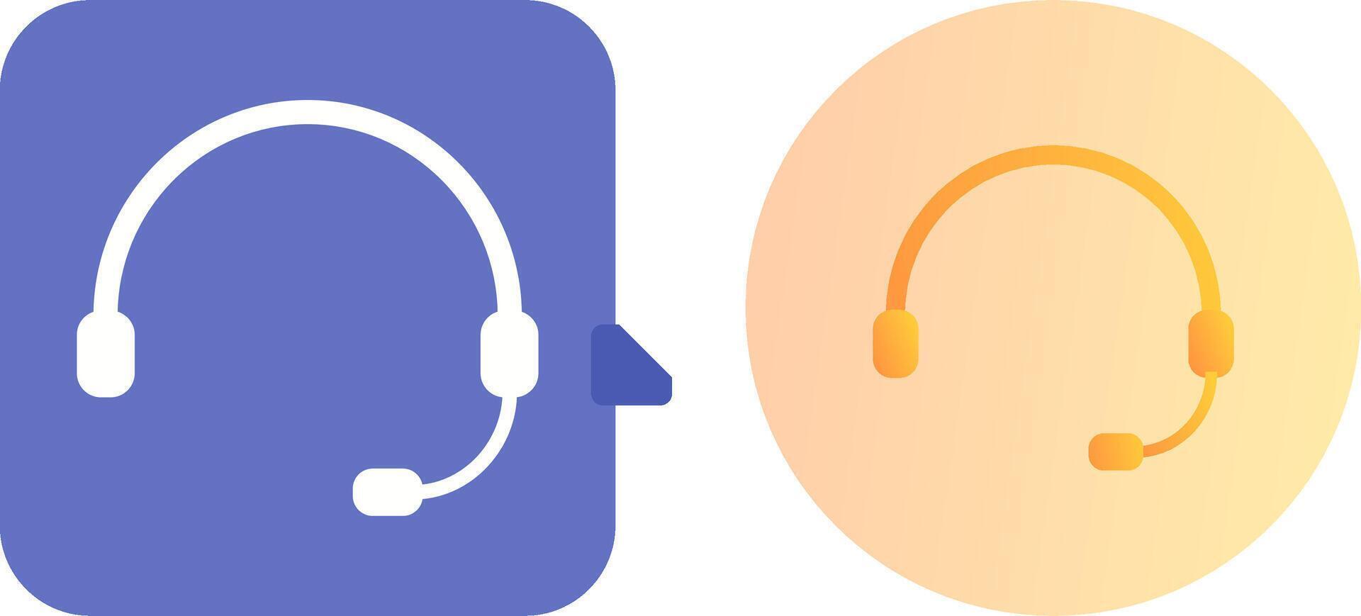Unique Online Support Icon Design vector