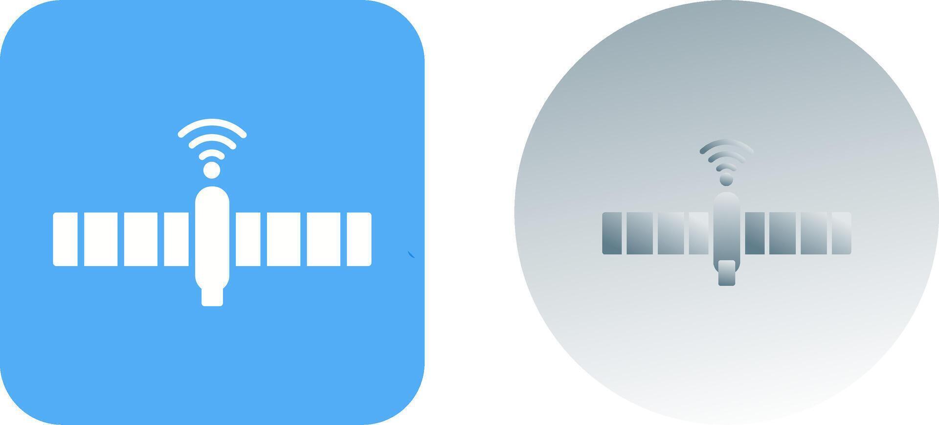 Unique Satellite Icon Design vector